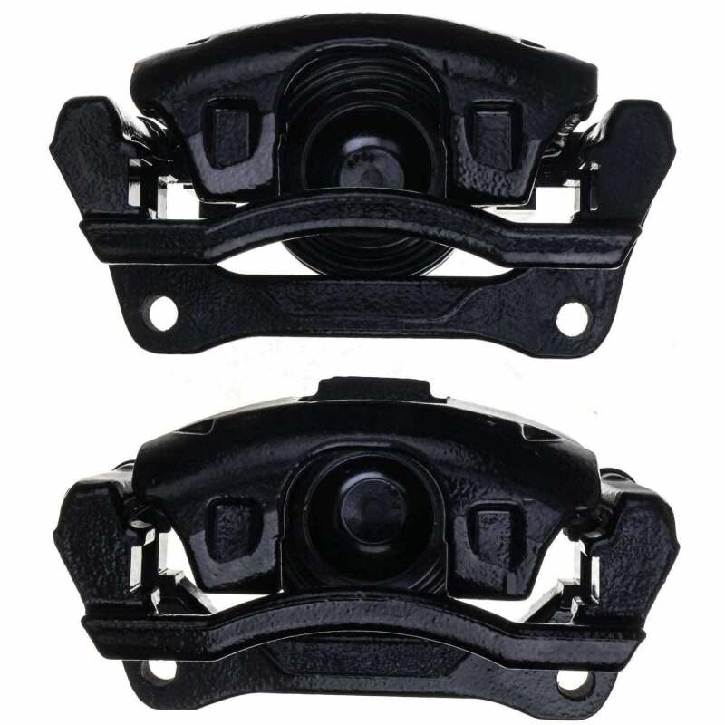 Kies-Motorsports PowerStop Power Stop 08-16 Chrysler Town & Country Front Black Caliper - Pair w/Bracket