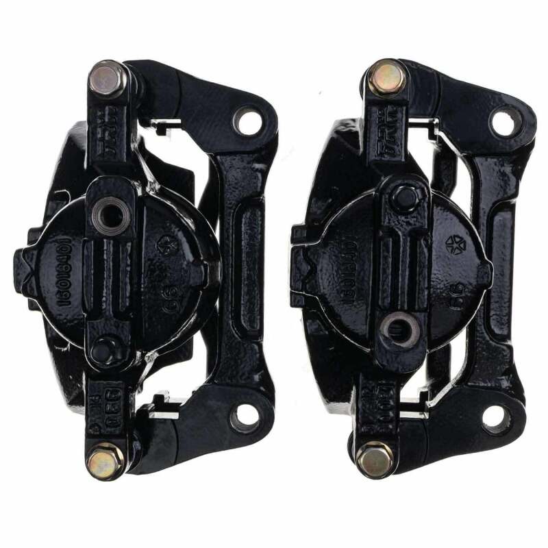 Kies-Motorsports PowerStop Power Stop 08-16 Chrysler Town & Country Front Black Caliper - Pair w/Bracket