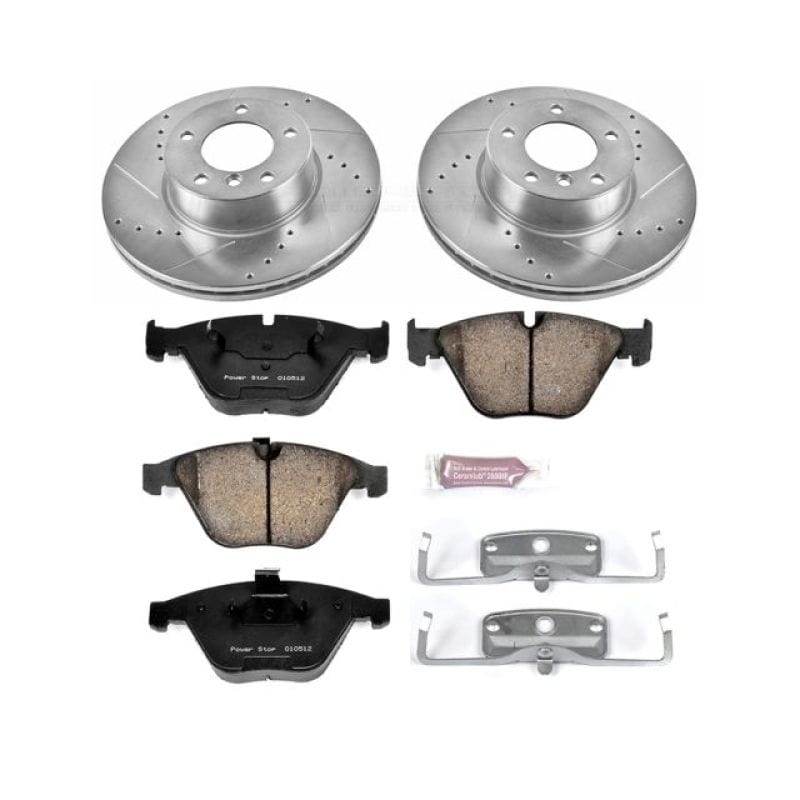 Kies-Motorsports PowerStop Power Stop 09-10 BMW 328i xDrive Front Z23 Evolution Sport Brake Kit