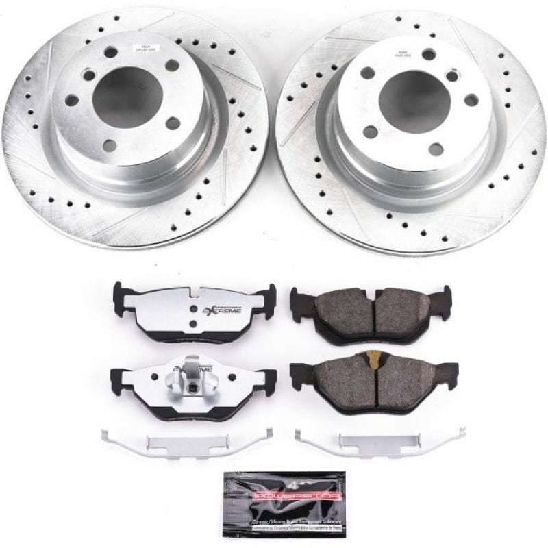 Kies-Motorsports PowerStop Power Stop 10-13 BMW 128i Rear Z26 Street Warrior Brake Kit