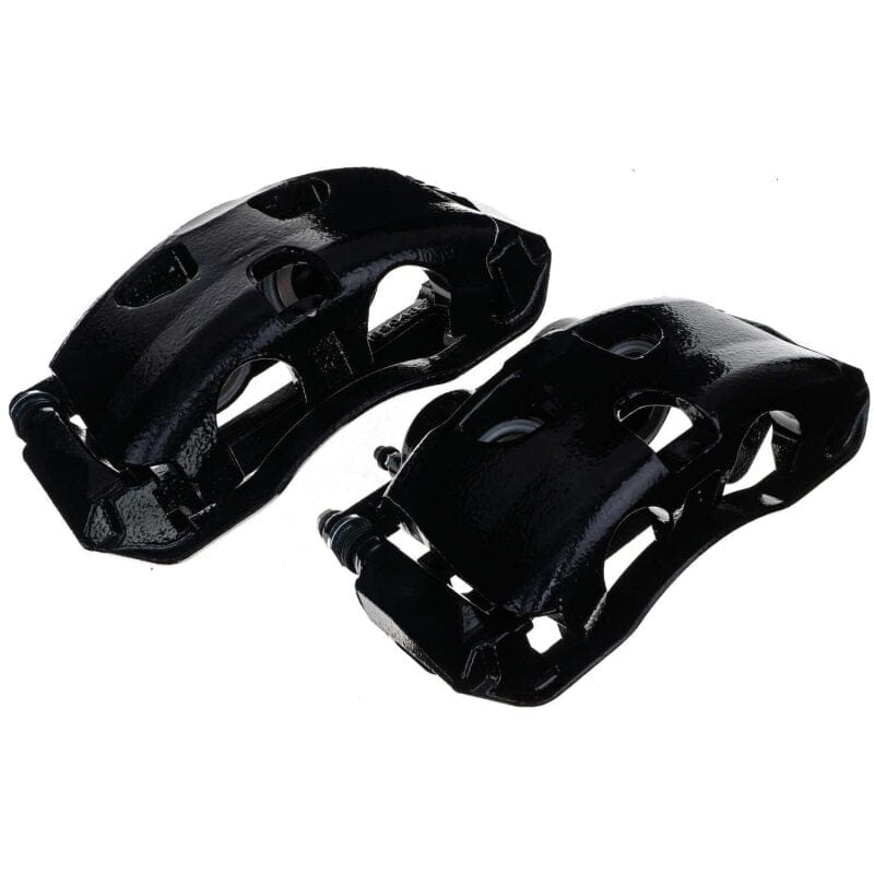 Kies-Motorsports PowerStop Power Stop 10-21 Ford Expedition Front Black Caliper - Pair w/Bracket