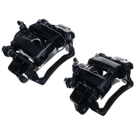 Kies-Motorsports PowerStop Power Stop 10-23 Lexus GX460 Rear Black Caliper - Pair w/Bracket