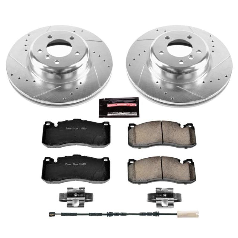 Kies-Motorsports PowerStop Power Stop 11-13 BMW 135i Front Z23 Evolution Sport Brake Kit