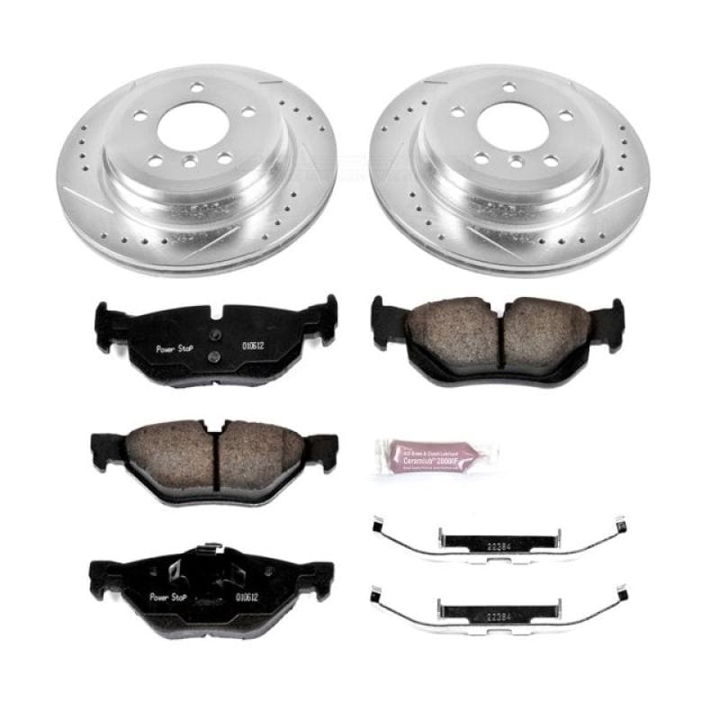 Kies-Motorsports PowerStop Power Stop 11-13 BMW 328i Rear Z23 Evolution Sport Brake Kit