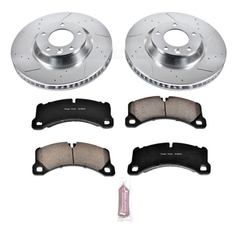 Kies-Motorsports PowerStop Power Stop 11-18 Porsche Cayenne Front Z23 Evolution Sport Brake Kit