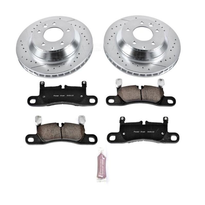 Kies-Motorsports PowerStop Power Stop 11-18 Porsche Cayenne Rear Z23 Evolution Sport Brake Kit