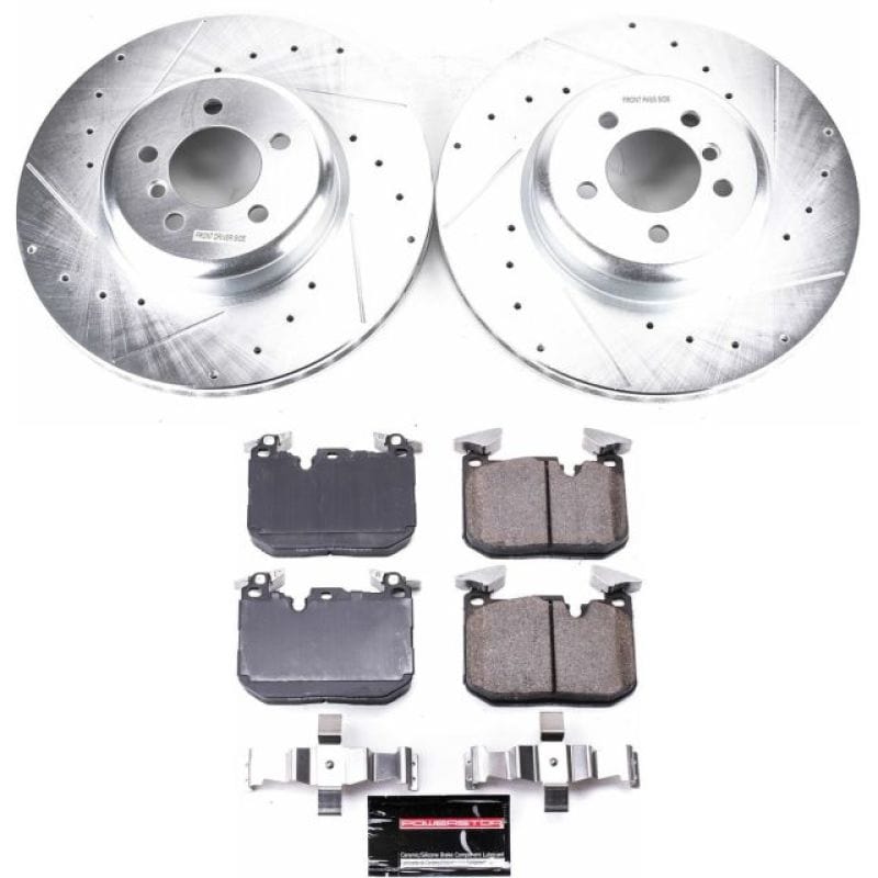 Kies-Motorsports PowerStop Power Stop 12-15 BMW 335i Front Z23 Evolution Sport Brake Kit