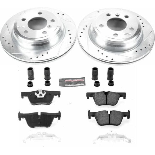 Kies-Motorsports PowerStop Power Stop 13-18 BMW 320i xDrive Rear Z23 Evolution Sport Brake Kit