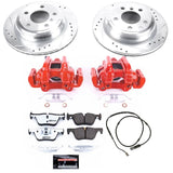 Kies-Motorsports PowerStop Power Stop 13-18 BMW 320i xDrive Rear Z26 Street Warrior Brake Kit w/Calipers