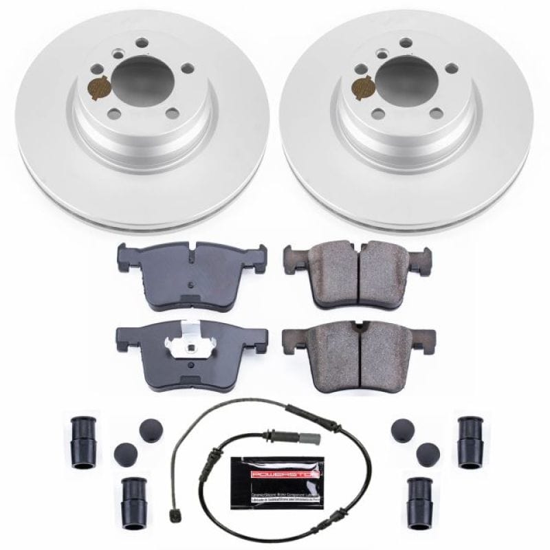 Kies-Motorsports PowerStop Power Stop 14-15 BMW 228i Front Z23 Evolution Sport Coated Brake Kit