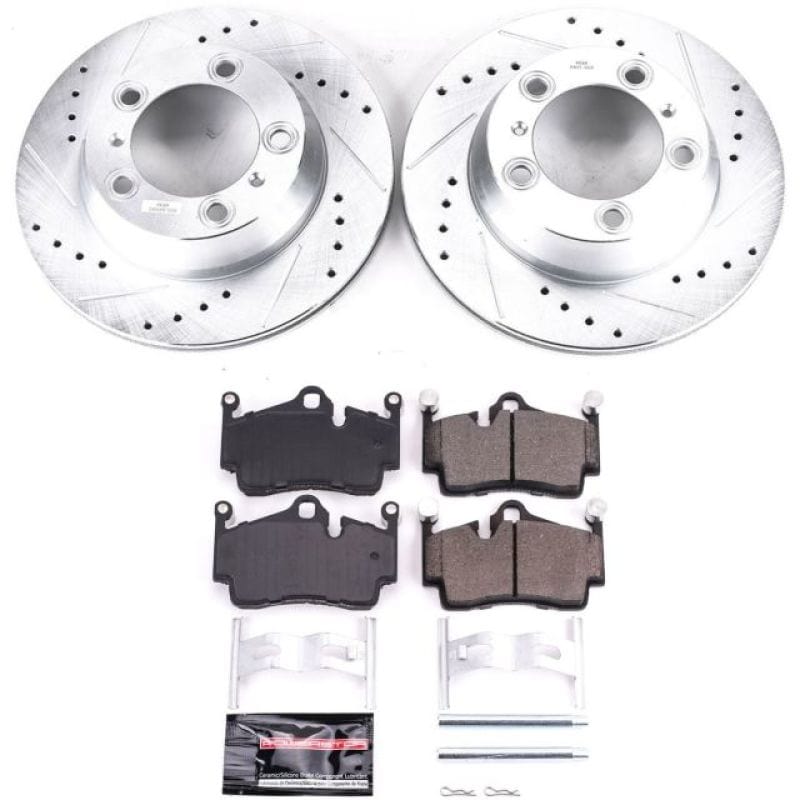 Kies-Motorsports PowerStop Power Stop 17-18 Porsche 718 Boxster Rear Z23 Evolution Sport Brake Kit