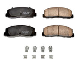 Kies-Motorsports PowerStop Power Stop 1990 Eagle Talon Front Z17 Evo Ceramic Brake Pad w/Hardware