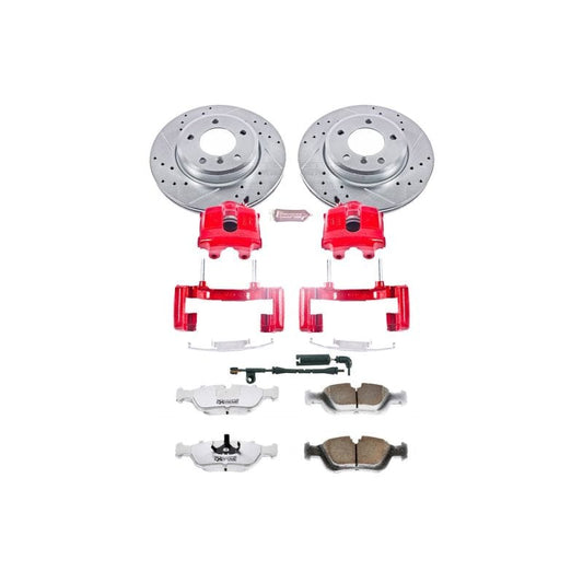 Kies-Motorsports PowerStop Power Stop 2000 BMW 323i Front Z26 Street Warrior Brake Kit w/Calipers