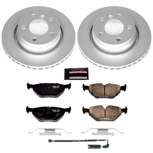 Kies-Motorsports PowerStop Power Stop 2000 BMW 323i Rear Z23 Evolution Sport Coated Brake Kit