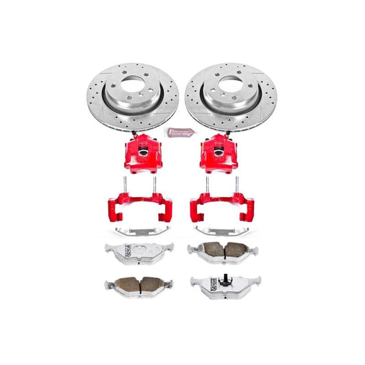 Kies-Motorsports PowerStop Power Stop 2000 BMW 323i Rear Z26 Street Warrior Brake Kit w/Calipers