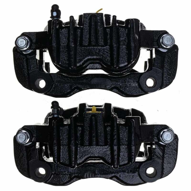 Kies-Motorsports PowerStop Power Stop 2000 Ford Excursion Rear Black Caliper - Pair w/Bracket