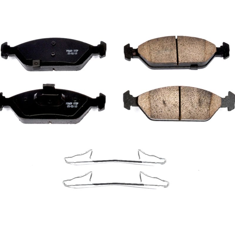 Kies-Motorsports PowerStop Power Stop 2000 Kia Spectra Front Z17 Evo Ceramic Brake Pad w/Hardware