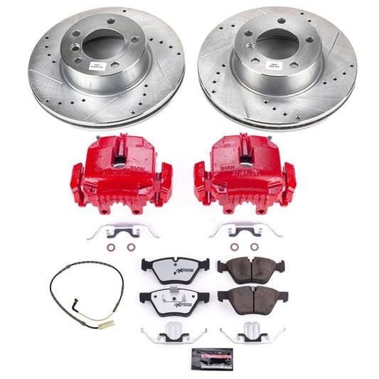 Kies-Motorsports PowerStop Power Stop 2006 BMW 325xi Front Z26 Street Warrior Brake Kit w/Calipers