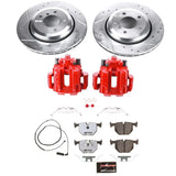 Kies-Motorsports PowerStop Power Stop 2006 BMW 330Ci Rear Z26 Street Warrior Brake Kit w/Calipers