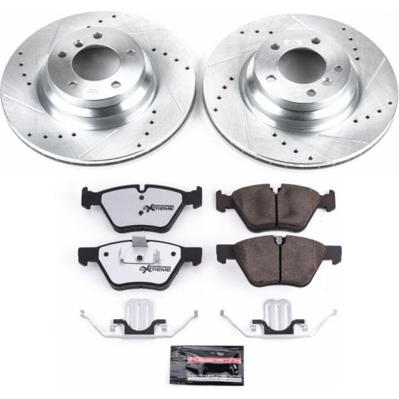 Kies-Motorsports PowerStop Power Stop 2006 BMW 330i Front Z26 Street Warrior Brake Kit