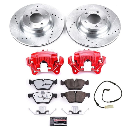 Kies-Motorsports PowerStop Power Stop 2006 BMW 330i Front Z26 Street Warrior Brake Kit w/Calipers