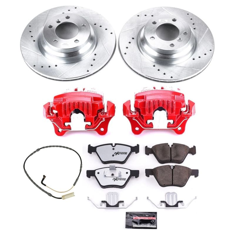 Kies-Motorsports PowerStop Power Stop 2006 BMW 330xi Front Z26 Street Warrior Brake Kit w/Calipers