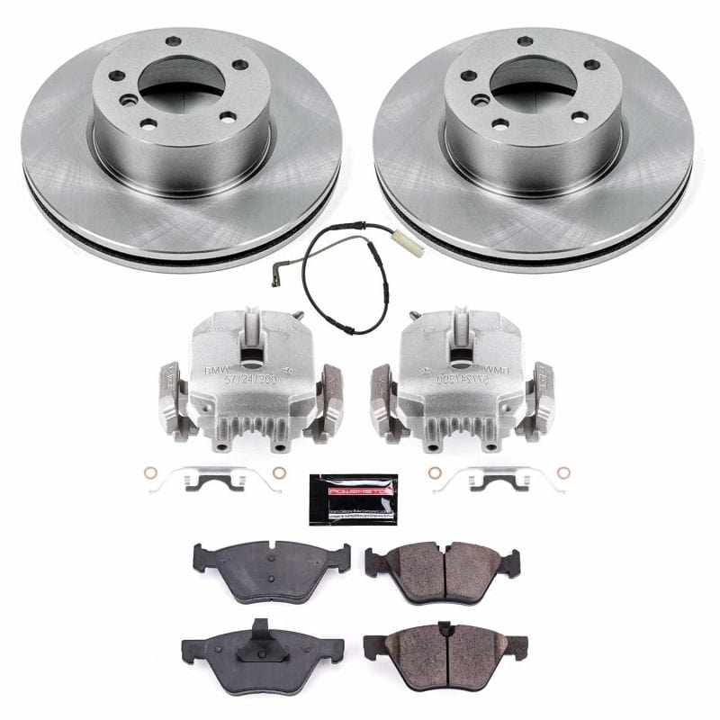 Kies-Motorsports PowerStop Power Stop 2007 BMW 328i Front Autospecialty Brake Kit w/Calipers