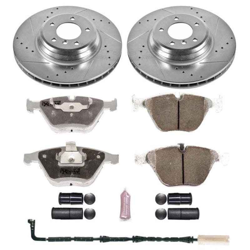 Kies-Motorsports PowerStop Power Stop 2009 BMW 335d Front Z26 Street Warrior Brake Kit