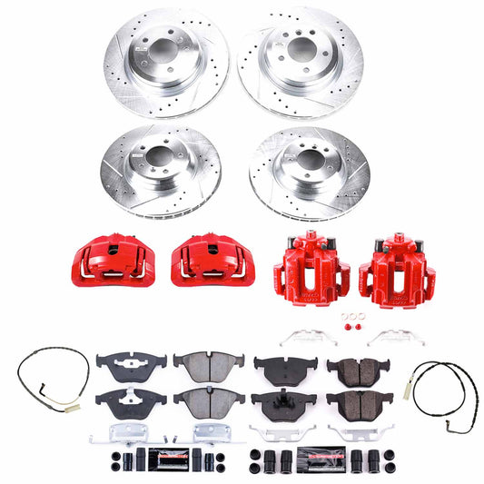 Kies-Motorsports PowerStop Power Stop 2009 BMW 335i xDrive Front & Rear Z23 Evolution Sport Brake Kit w/Calipers