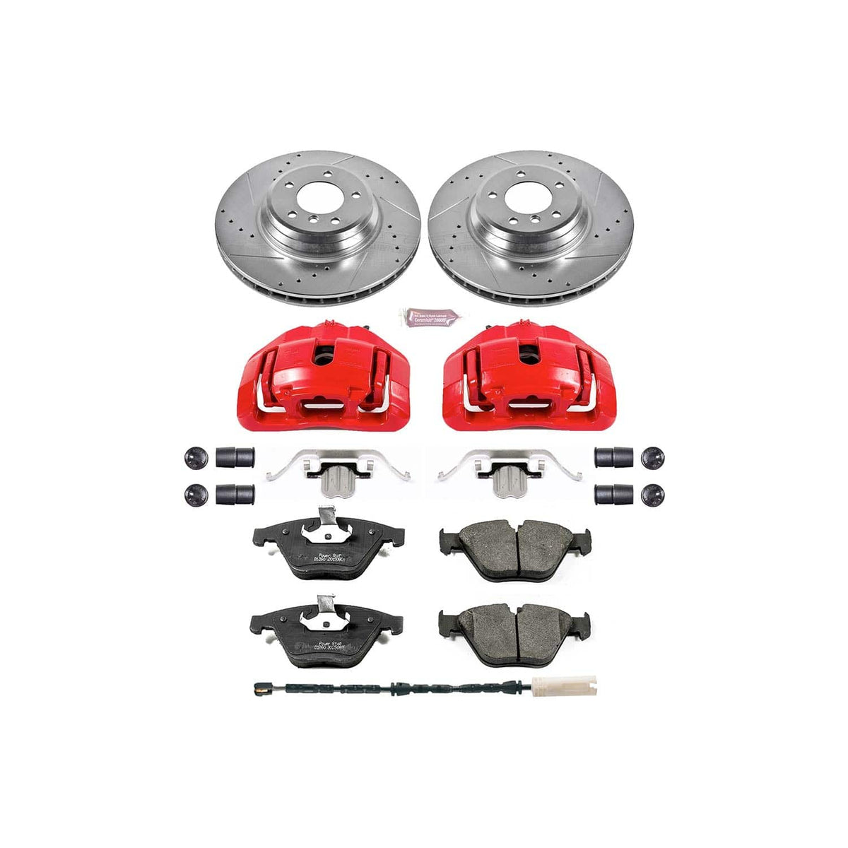 Kies-Motorsports PowerStop Power Stop 2011 BMW 335d Front Z23 Evolution Sport Brake Kit w/Calipers