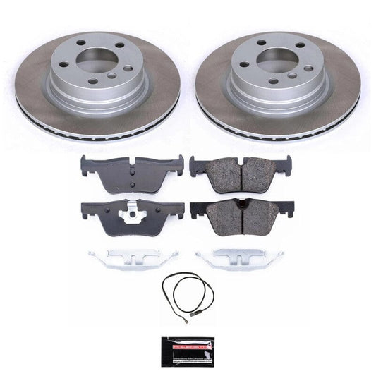 Kies-Motorsports PowerStop Power Stop 2014 BMW 428i xDrive Rear Semi-Coated Rotor Kit