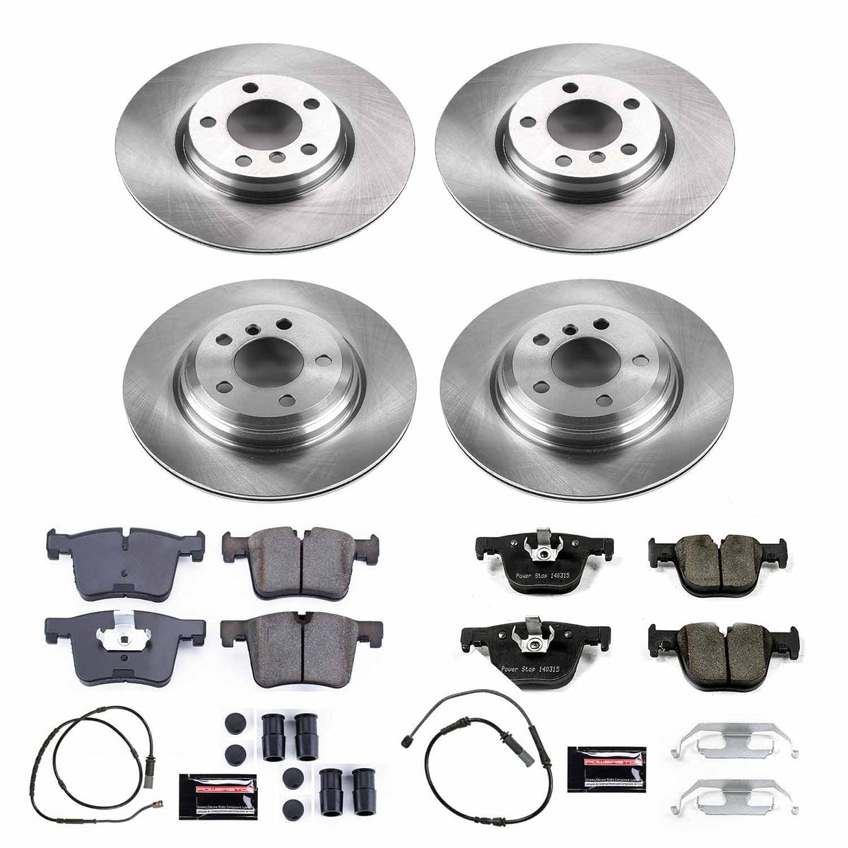 Kies-Motorsports PowerStop Power Stop 2015 BMW 328i xDrive Front & Rear Autospecialty Brake Kit