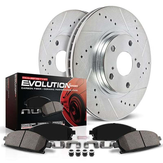 Kies-Motorsports PowerStop Power Stop 22-24 Ford Edge Rear Z23 Evolution Brake Kit