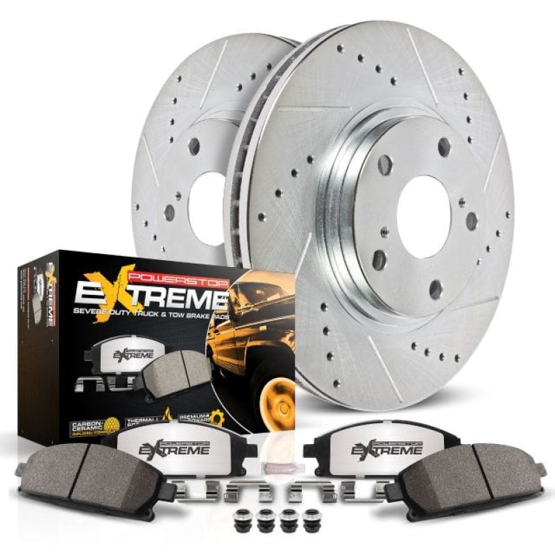 Kies-Motorsports PowerStop Power Stop 91-92 BMW 318i Front Z36 Truck & Tow Brake Kit