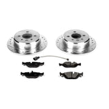 Kies-Motorsports PowerStop Power Stop 91-92 BMW 318i Rear Z23 Evolution Sport Brake Kit