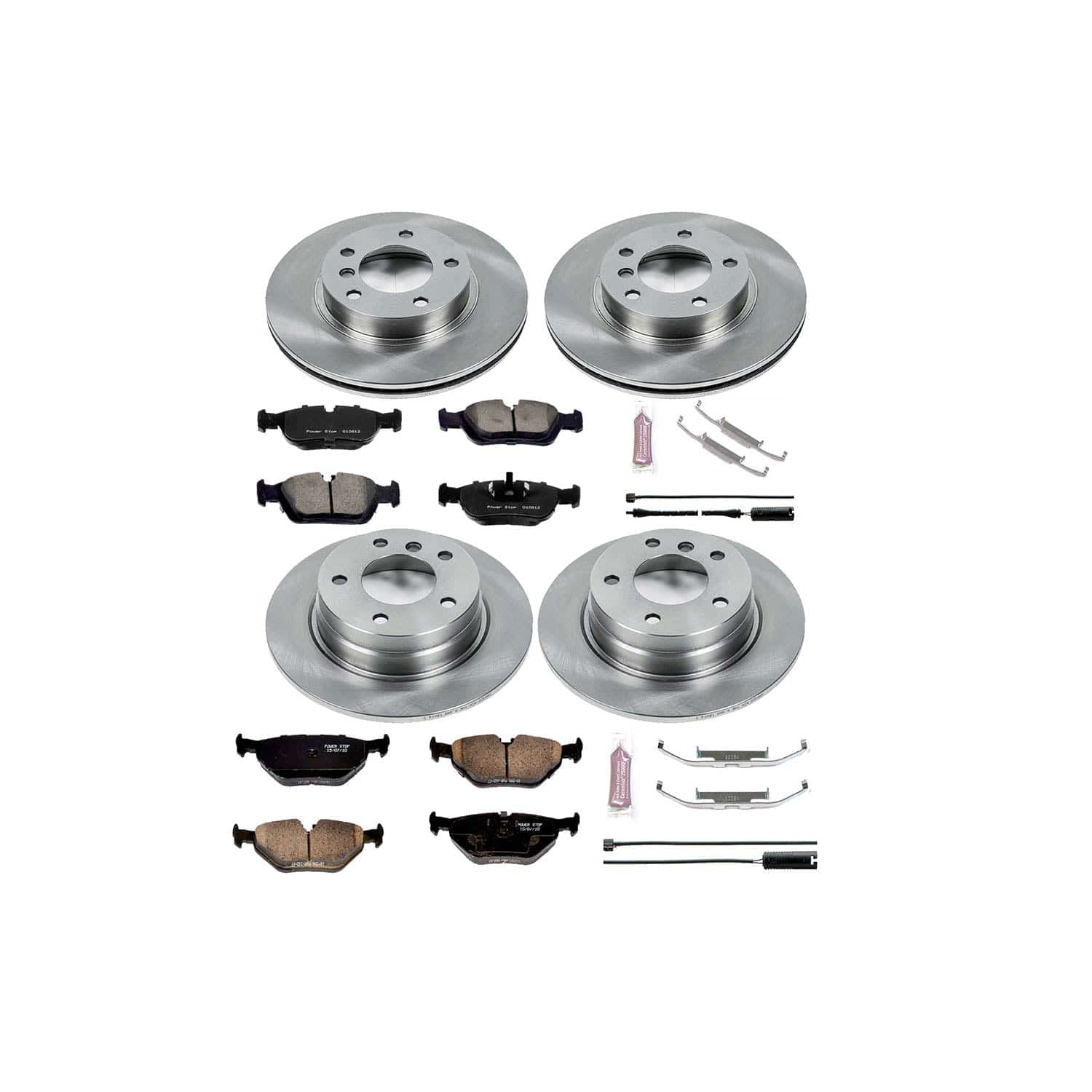 Kies-Motorsports PowerStop Power Stop 92-98 BMW 318i Front & Rear Autospecialty Brake Kit