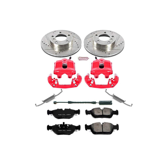 Kies-Motorsports PowerStop Power Stop 92-98 BMW 318i Front Z23 Evolution Sport Brake Kit w/Calipers