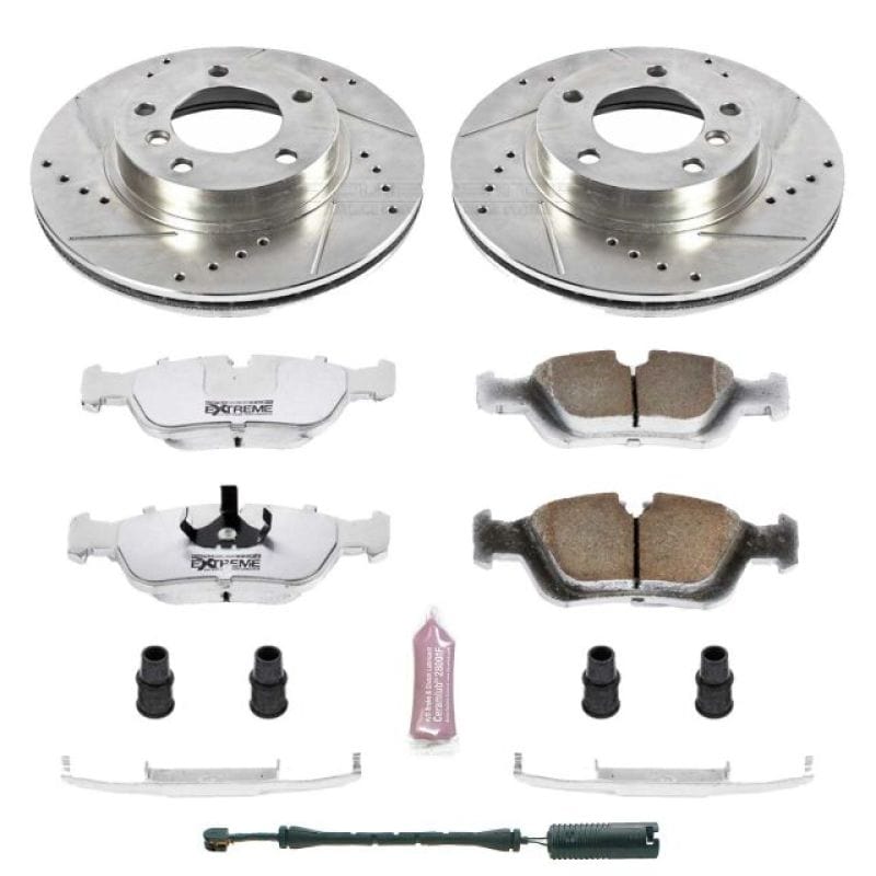 Kies-Motorsports PowerStop Power Stop 92-98 BMW 318i Front Z26 Street Warrior Brake Kit