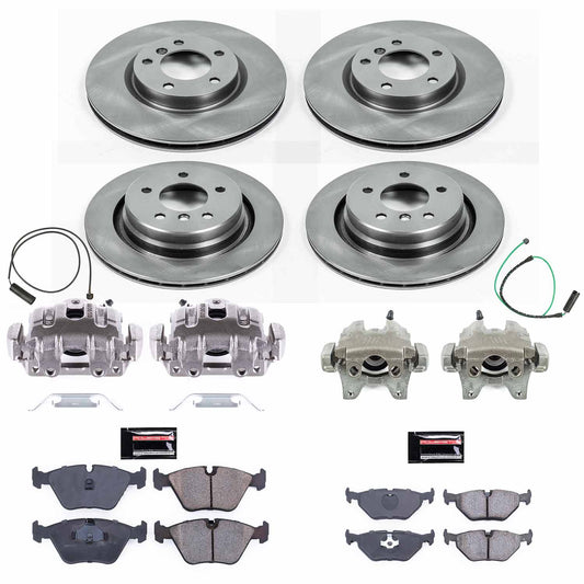 Kies-Motorsports PowerStop Power Stop 95-99 BMW M3 Front & Rear Autospecialty Brake Kit w/Calipers