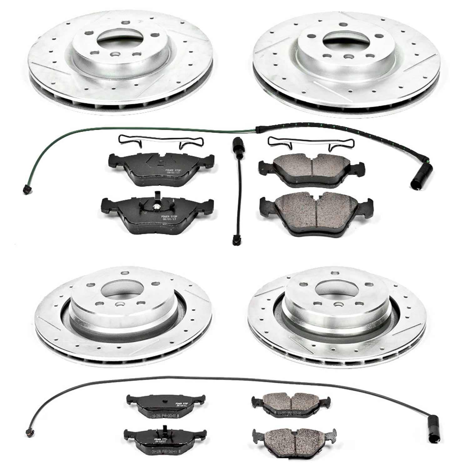 Kies-Motorsports PowerStop Power Stop 95-99 BMW M3 Front & Rear Z23 Evolution Sport Brake Kit