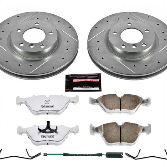 Kies-Motorsports PowerStop Power Stop 95-99 BMW M3 Front Z26 Street Warrior Brake Kit