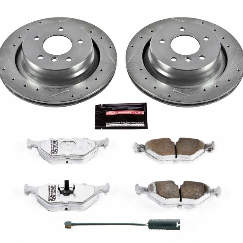 Kies-Motorsports PowerStop Power Stop 95-99 BMW M3 Rear Z26 Street Warrior Brake Kit