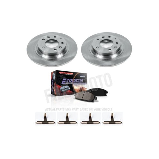 Kies-Motorsports PowerStop Power Stop 98-02 Mazda 626 Rear Autospecialty Brake Kit