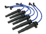 Kies-Motorsports Precision Raceworks BMW N55 Replacement Spark Plug Wires Blue / 6pk