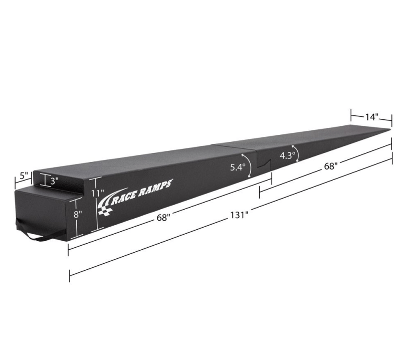 Kies-Motorsports Race Ramps Race Ramps 11in. Two-Piece Trailer Ramps - 5.4 Degree Approach Angle