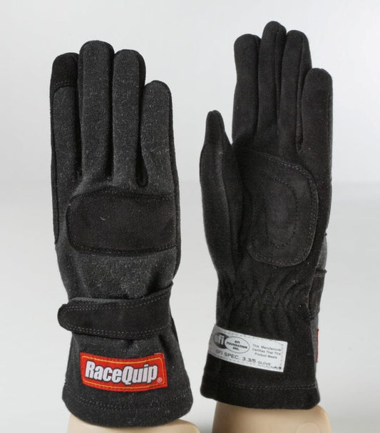 Kies-Motorsports Racequip RaceQuip Black 2-Layer SFI-5 Glove - 3XL