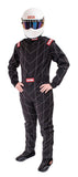 Kies-Motorsports Racequip RaceQuip Black Chevron-1 Suit - SFI-1 3XL