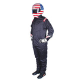 Kies-Motorsports Racequip RaceQuip Black Chevron-5 Jacket SFI-5 - Small