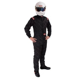 Kies-Motorsports Racequip RaceQuip Black Chevron-5 Suit SFI-5 - 3XL