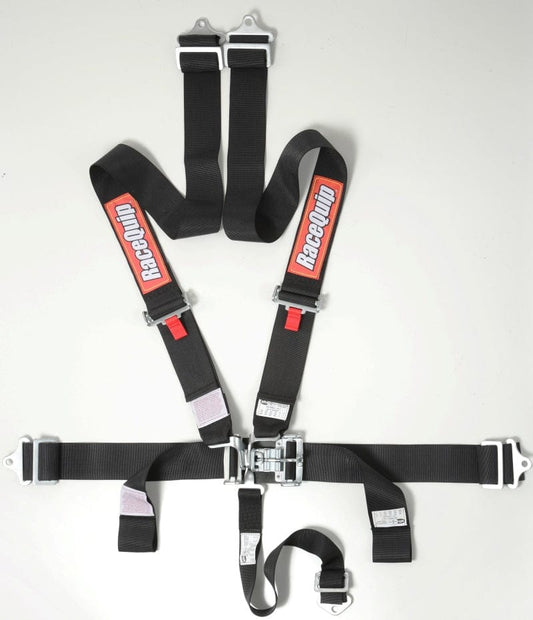 Kies-Motorsports Racequip RaceQuip Black L & L 5pt Seat Belt